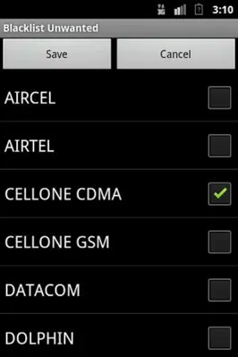 Blacklist Unwanted android App screenshot 1